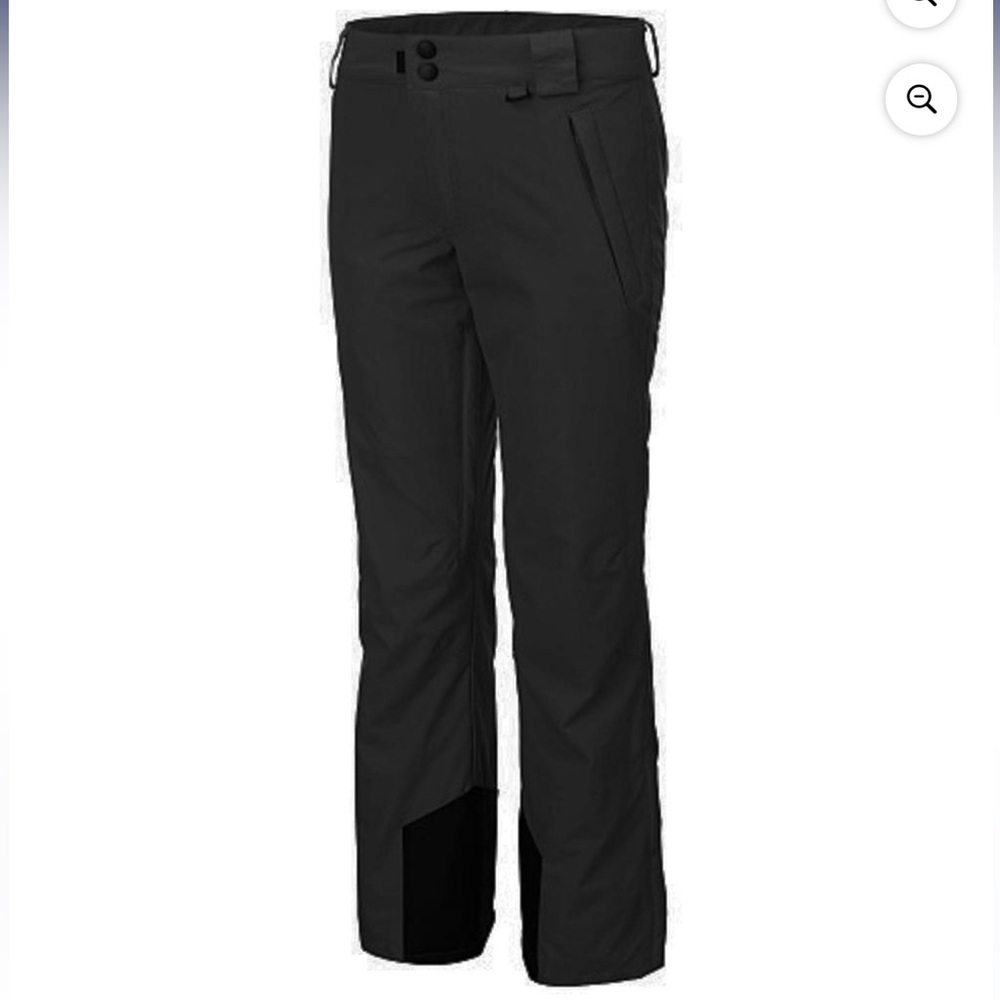 Slalom size M Black lined adjustable waist boot leg insulated Ski Snow Pants